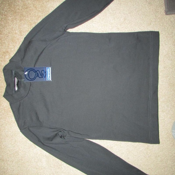 CAMPAGNOLO BOYS SZ 10 NWT BLACK LONG SLEEVE SHIRT - Picture 4 of 8